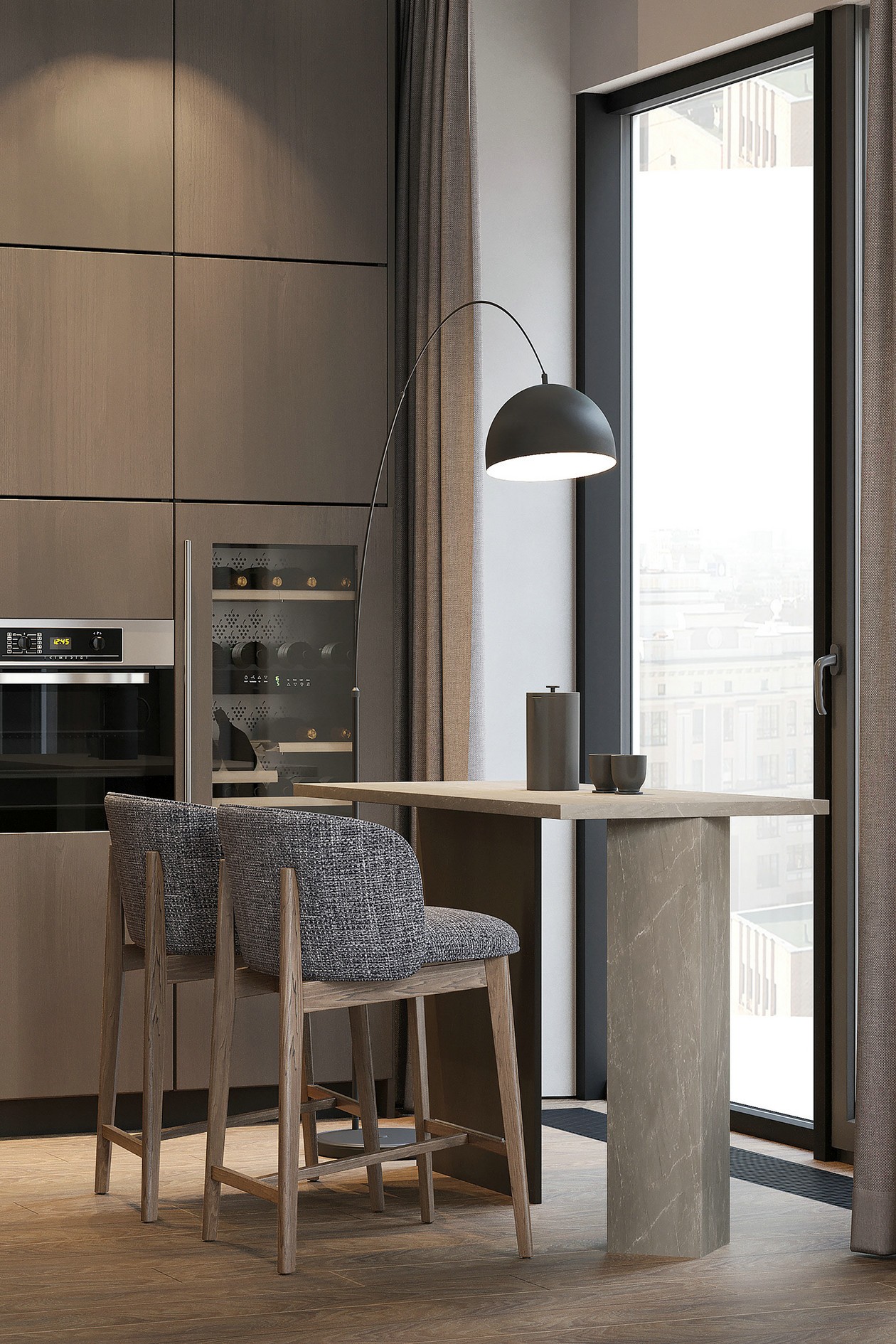 85㎡简约风住宅设计-4