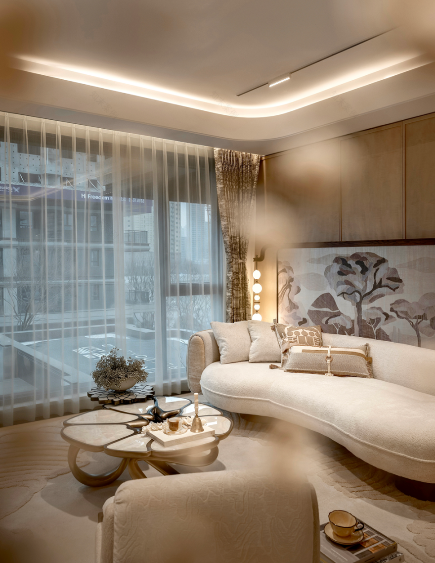 西安招商林屿缦岛105㎡样板间丨中国西安丨无隅制造-15