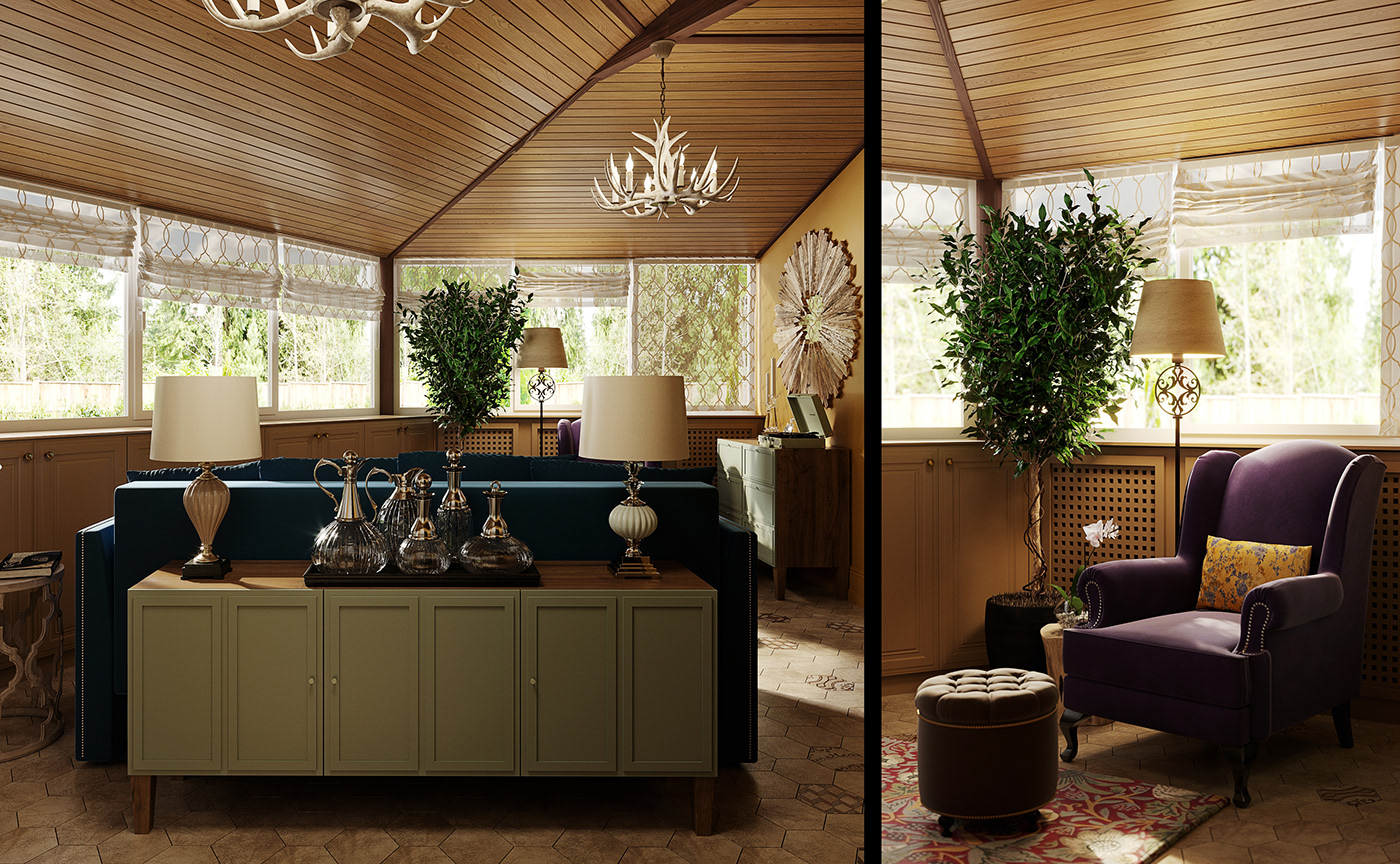 优雅乡村别墅室内设计丨natali_kirichenko_designer-8