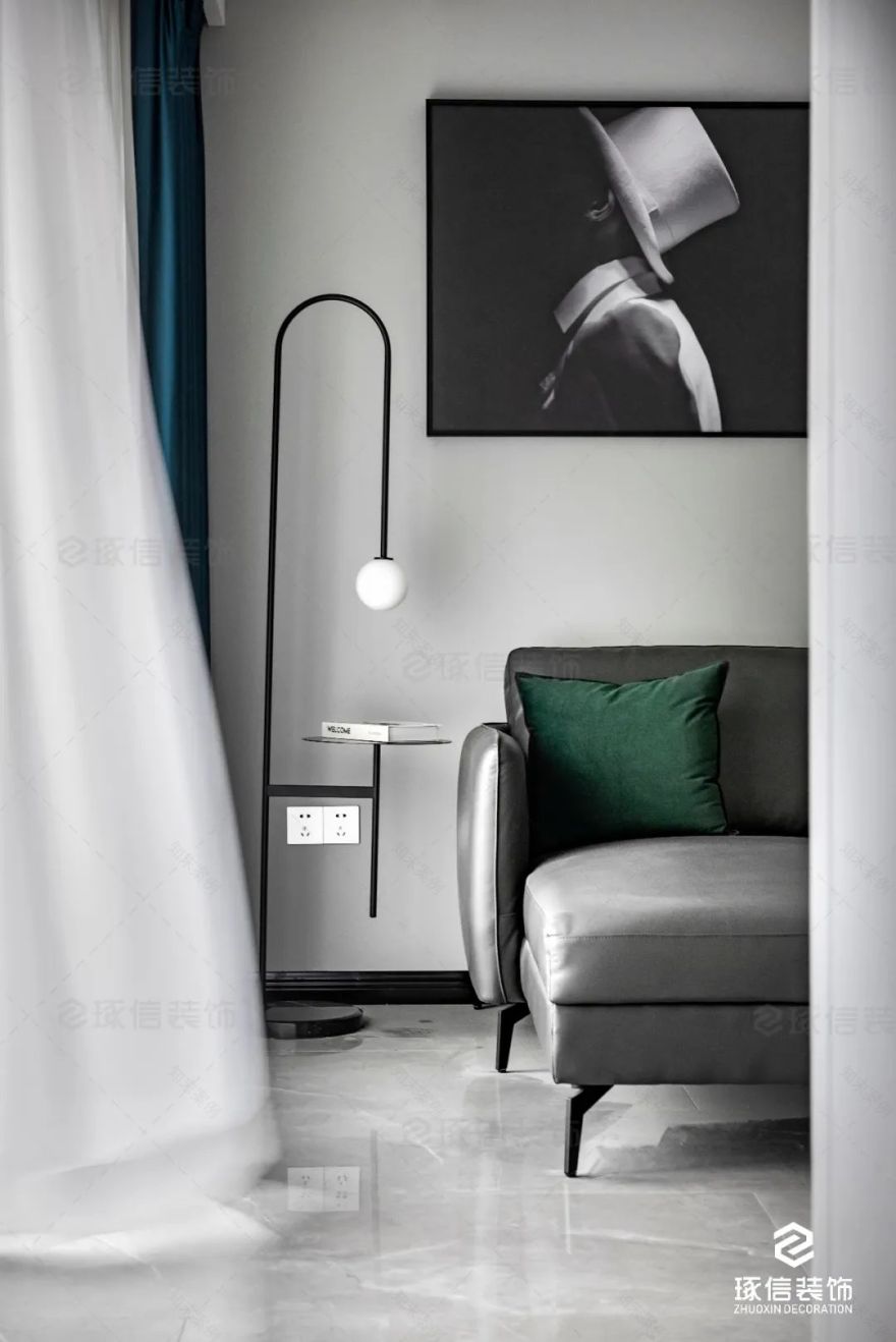 重庆现代风家居 | 三室两厅的简约美学-9