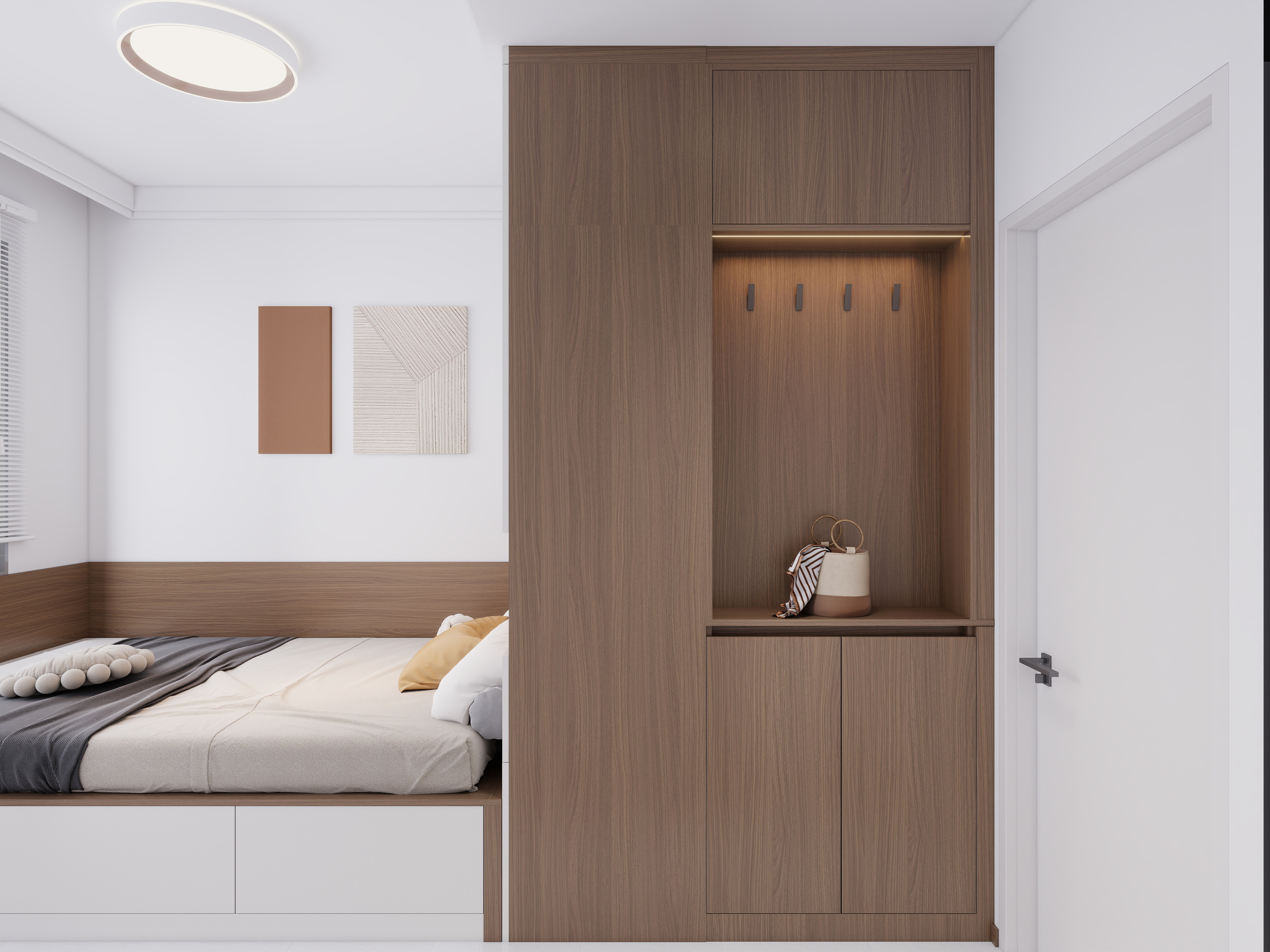 现代奶油：温馨港湾の家-1