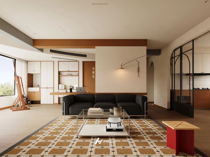 开放式布局里的功能与颜值平衡丨中国上饶丨余安设计-0