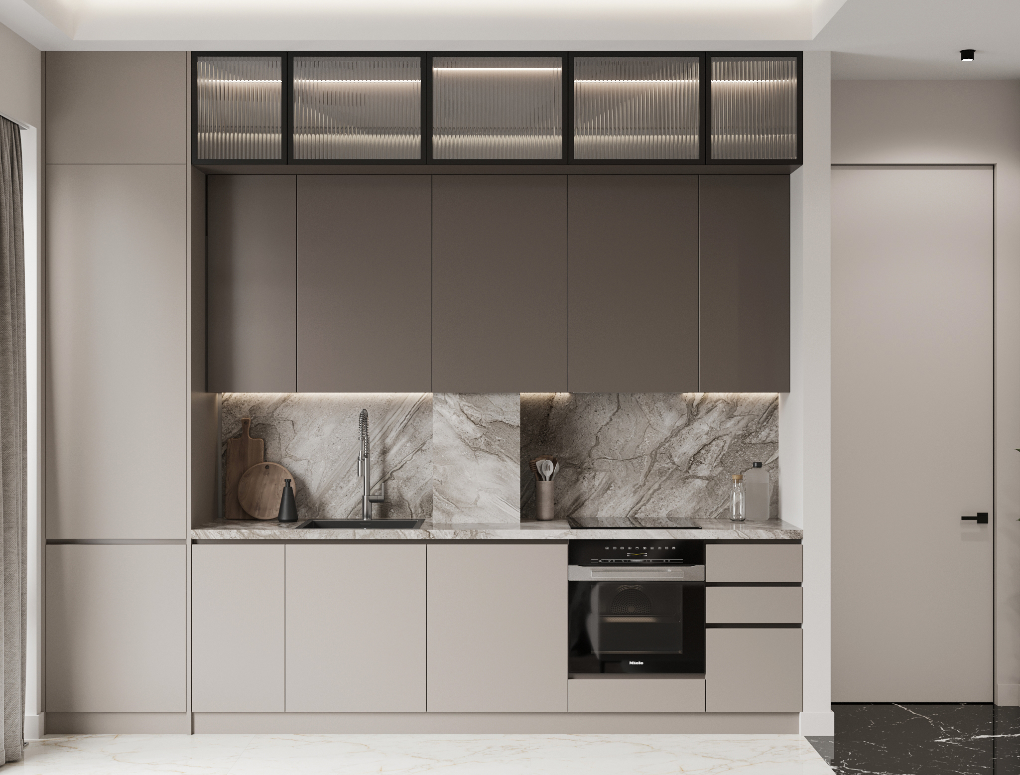 米色房屋室内设计-1