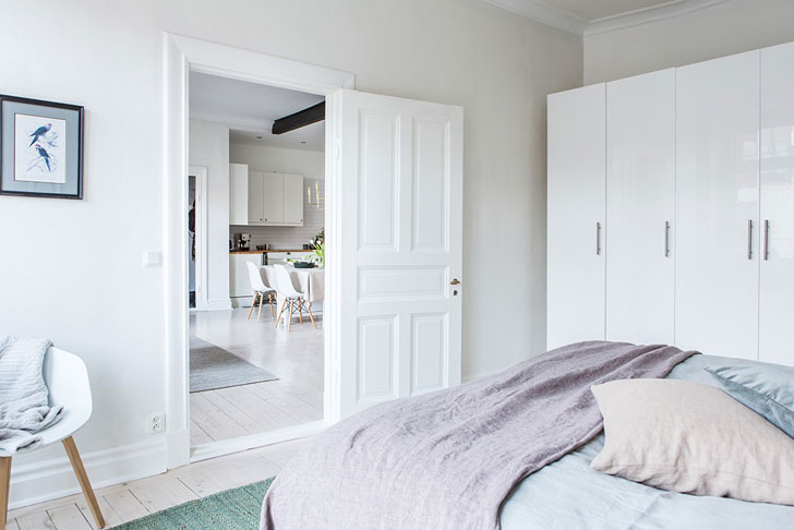 瑞典 70 平米明亮空中公寓，尽显自然光魅力-19