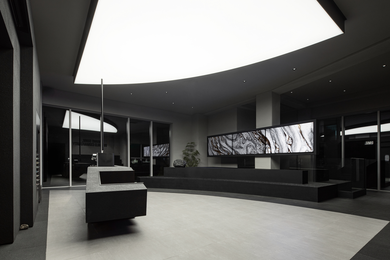 韩国 DMIL Office Lounge · 黑白简约的新媒体空间丨韩国首尔丨Plainoddity-18