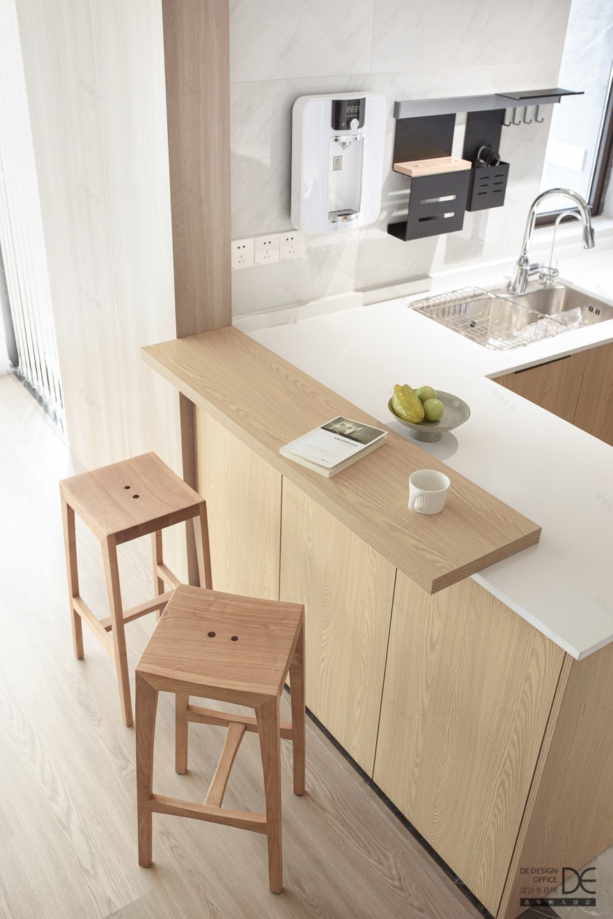 121㎡原木自然风丨DE设计事务所-40