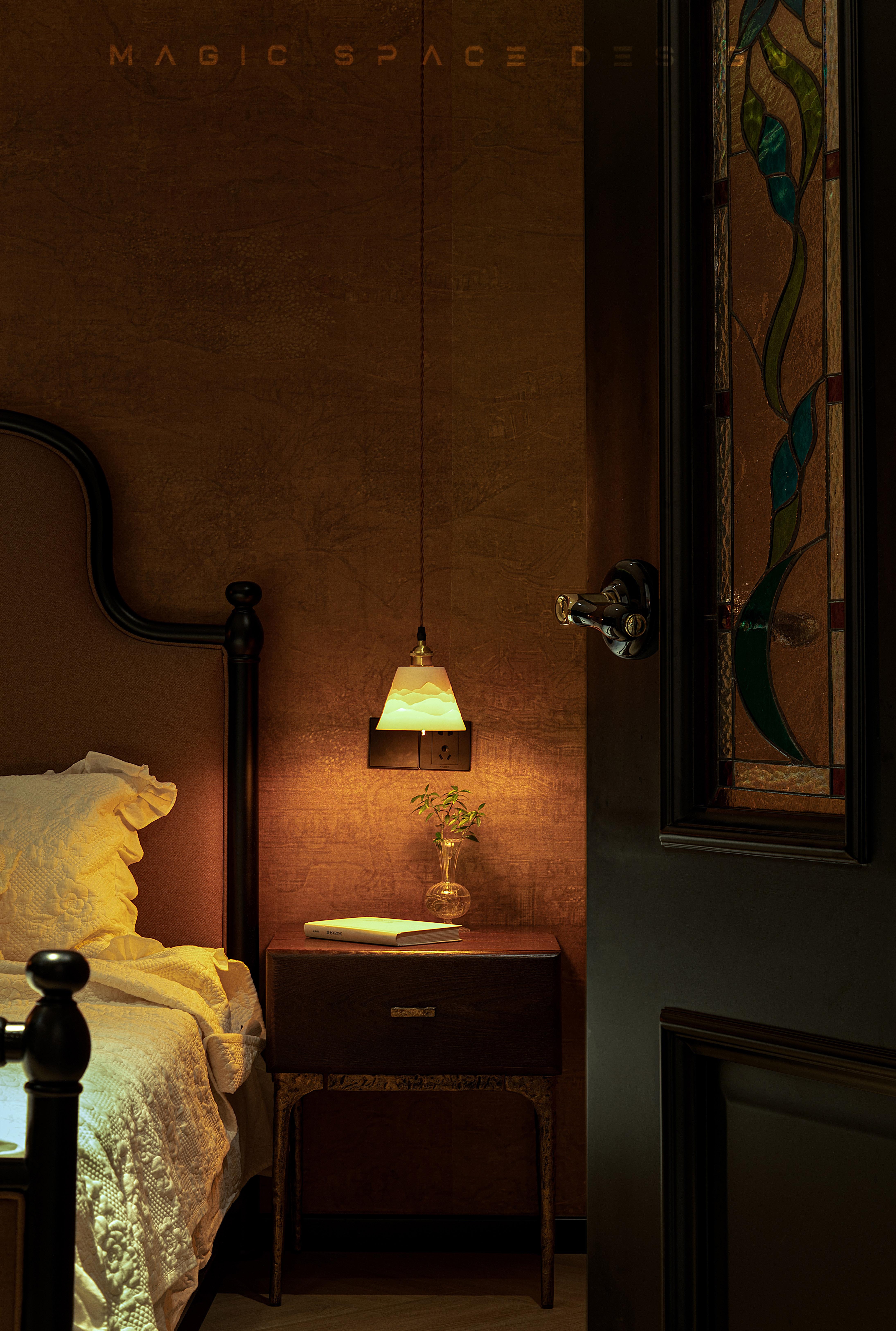 花窗玻璃的现代诗意 · 79㎡百川一居室设计丨百川设计-45