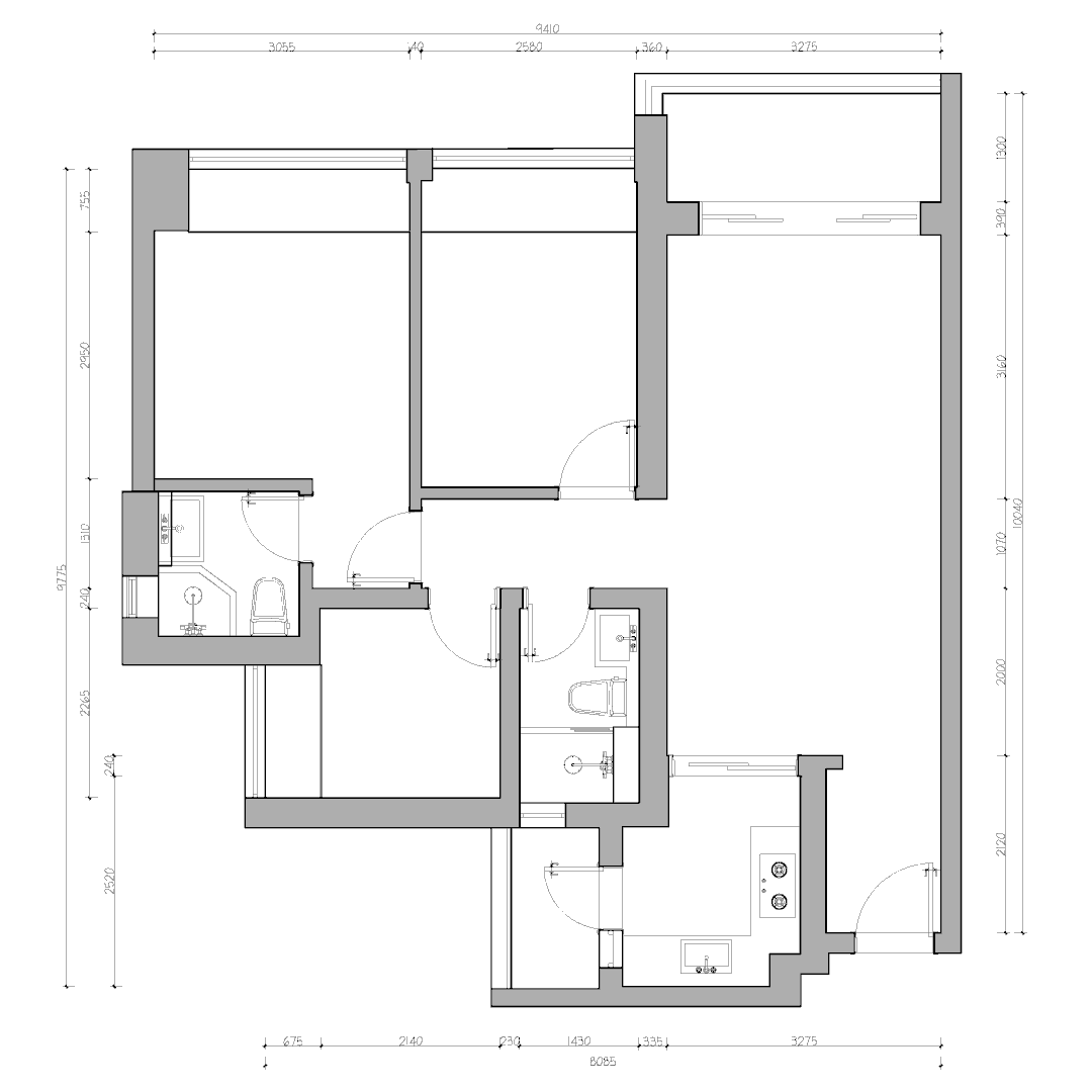 精装房の清新小绿丨中国广州丨李俊-8