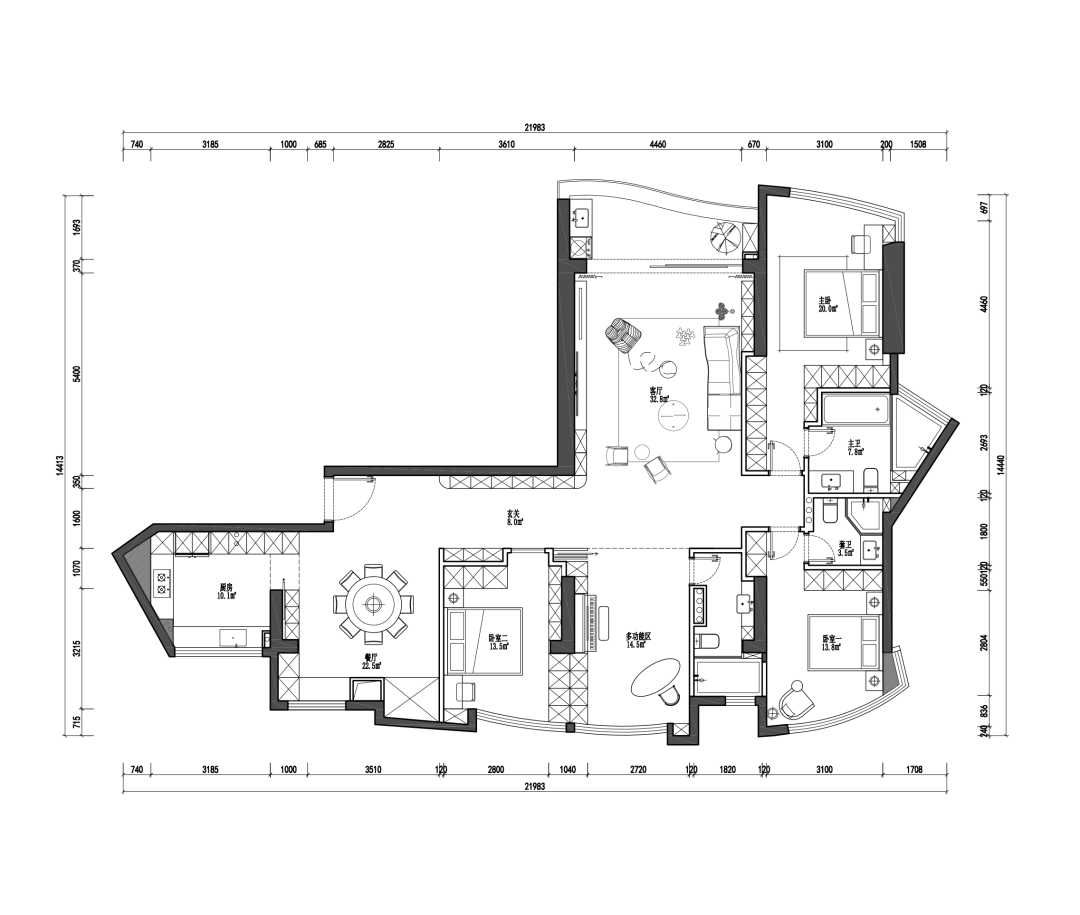 广州碧海湾 170㎡现代轻奢精致生活丨中国广州丨KUN SHANG DESIGN-41