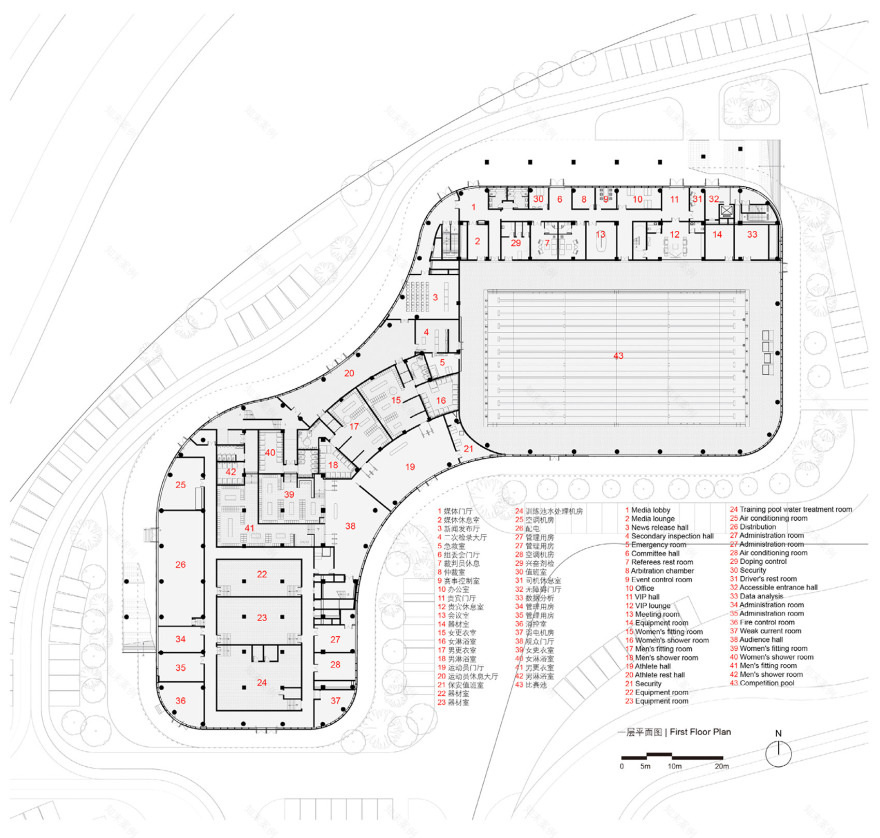 山川卧龙 · 江山市虎山运动公园游泳馆丨中国丨零壹城市建筑事务所-88