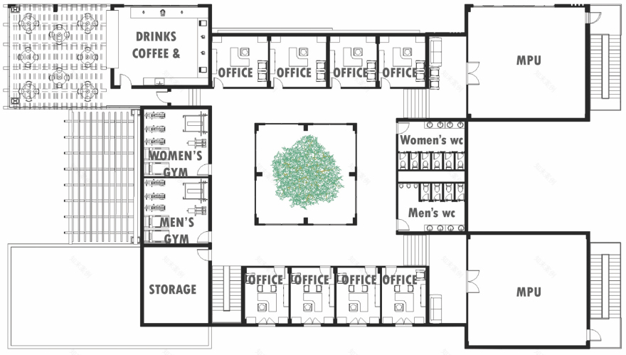 因巴巴青年中心丨埃及丨开罗大学工程学院建筑系-13