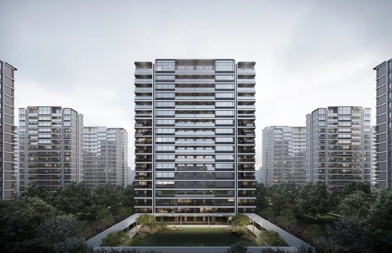 绿城超薄立面，曲线融古韵-13