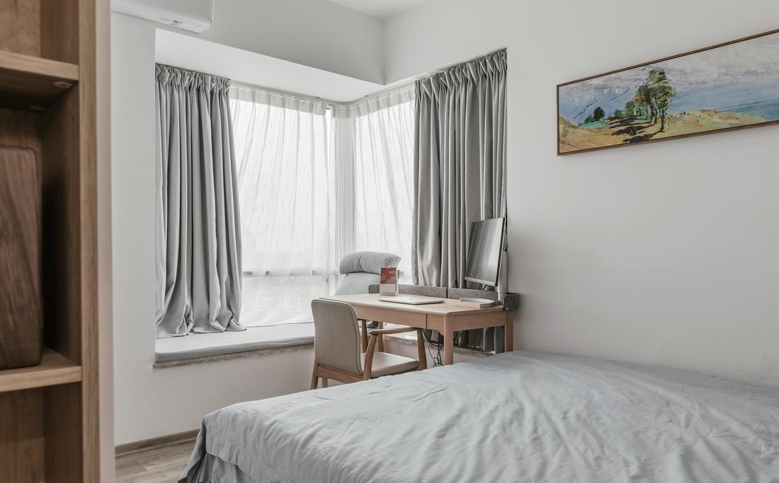 清新日式原木平层改造-41