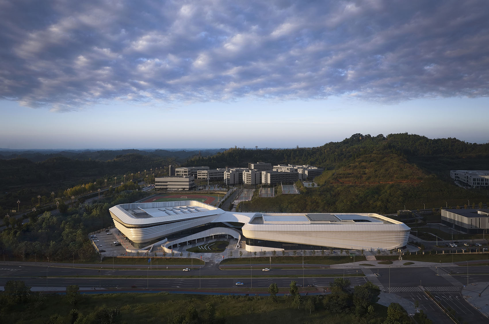 重庆电力高等专科学校潼南校区文体活动中心丨中国重庆丨天津大学设计总院·顾志宏工作室-5