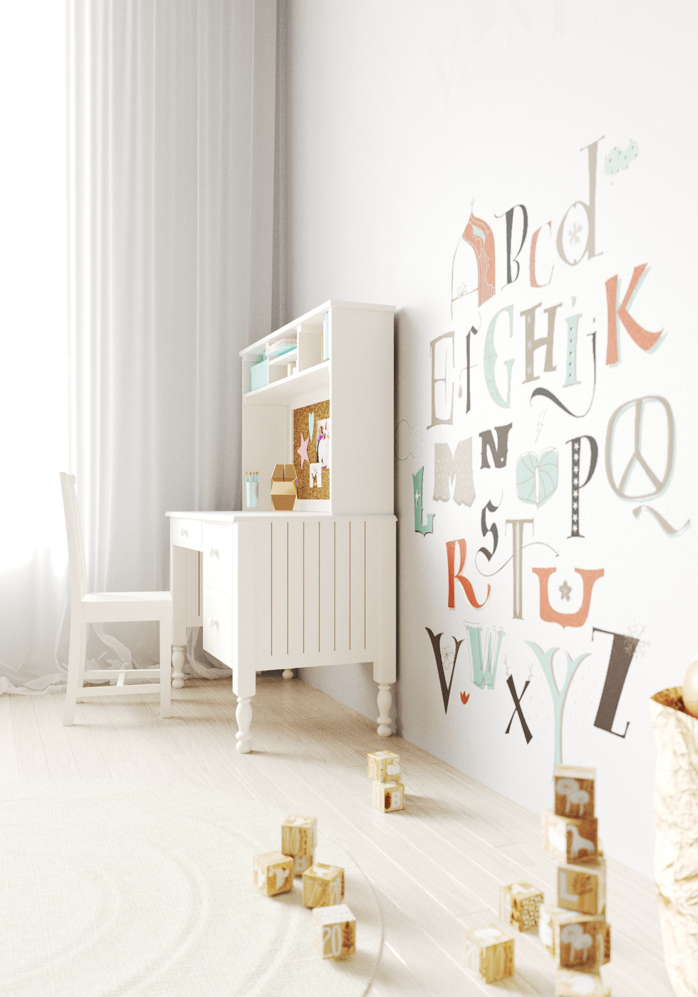 墙饰目录·儿童房丨乌克兰敖德萨丨Maria Shiyan-9