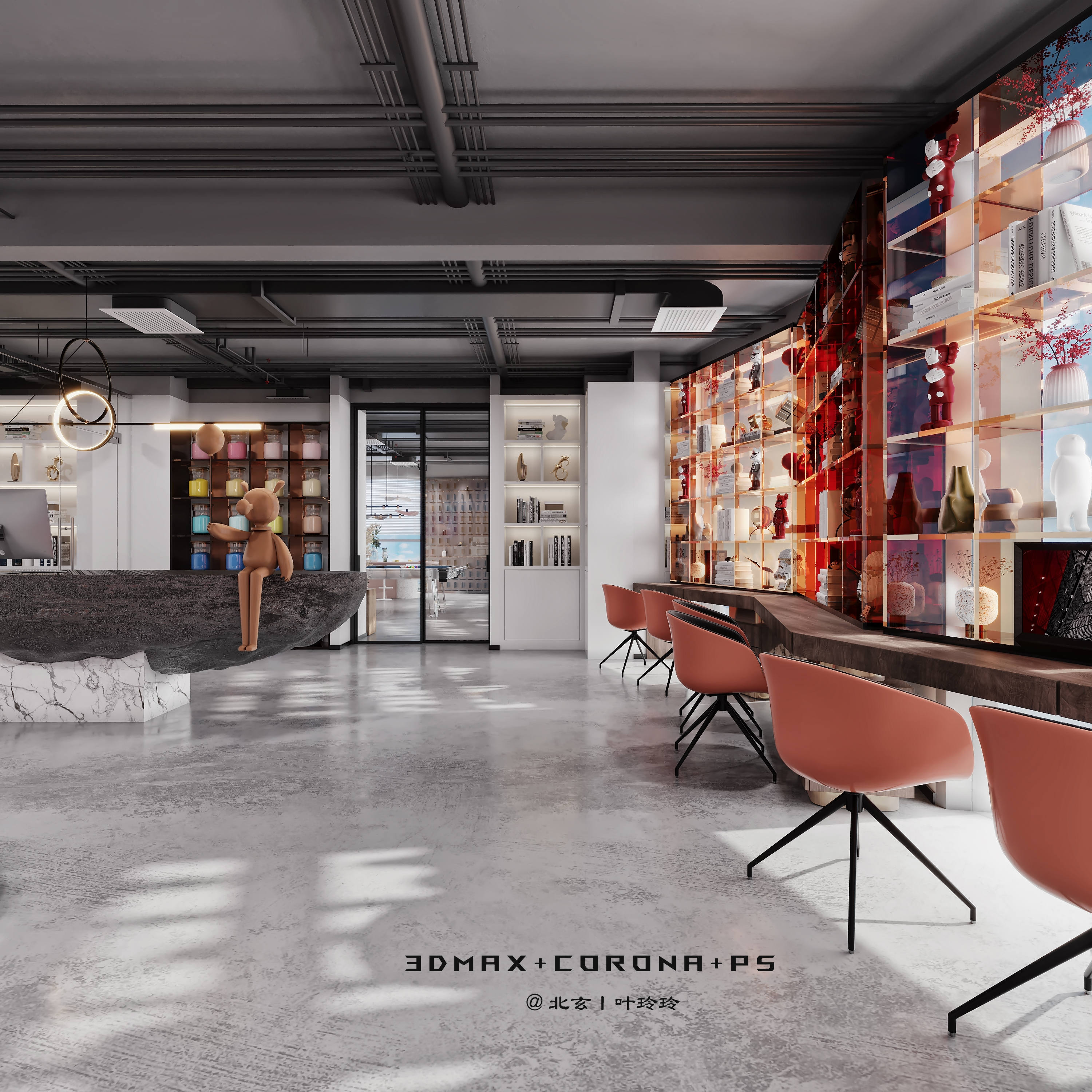 传媒公司办公室 | 搭建美妙的人文结构-12