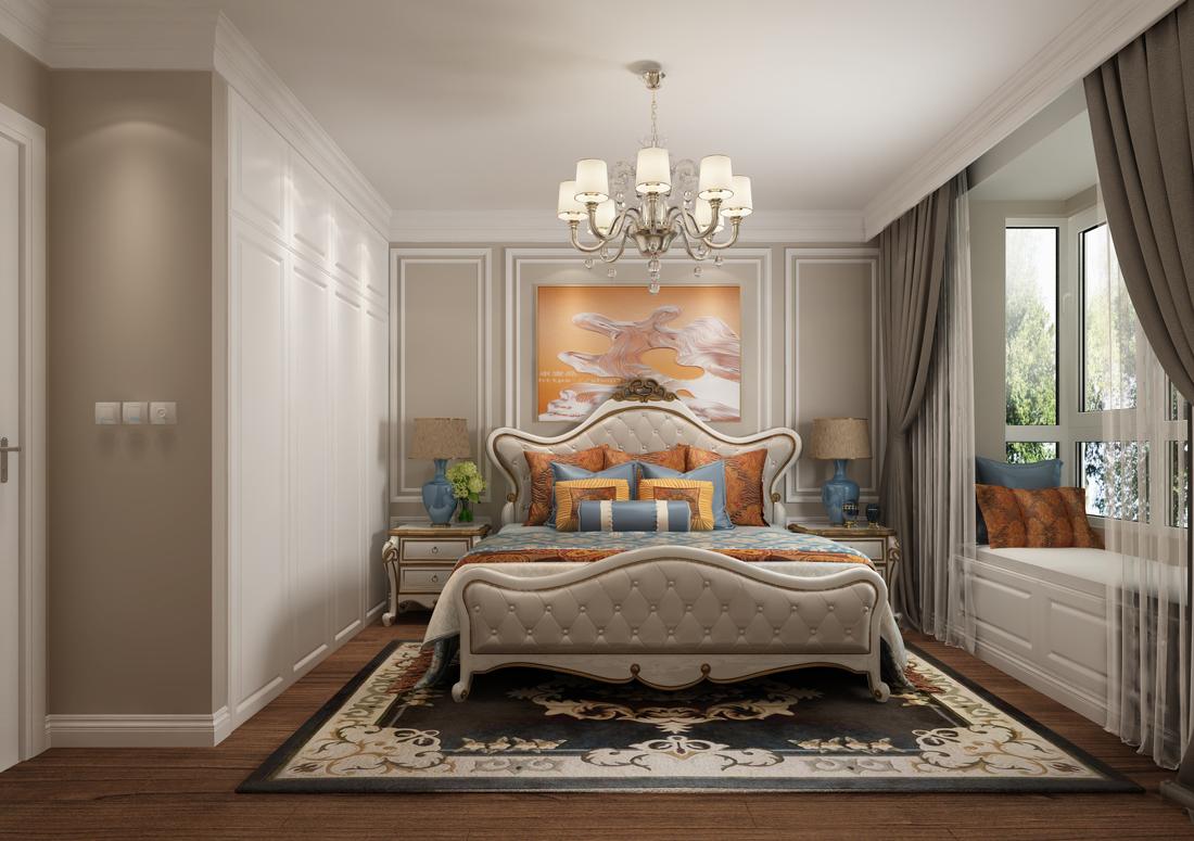 城南逸居148平米简欧风格设计案例-4