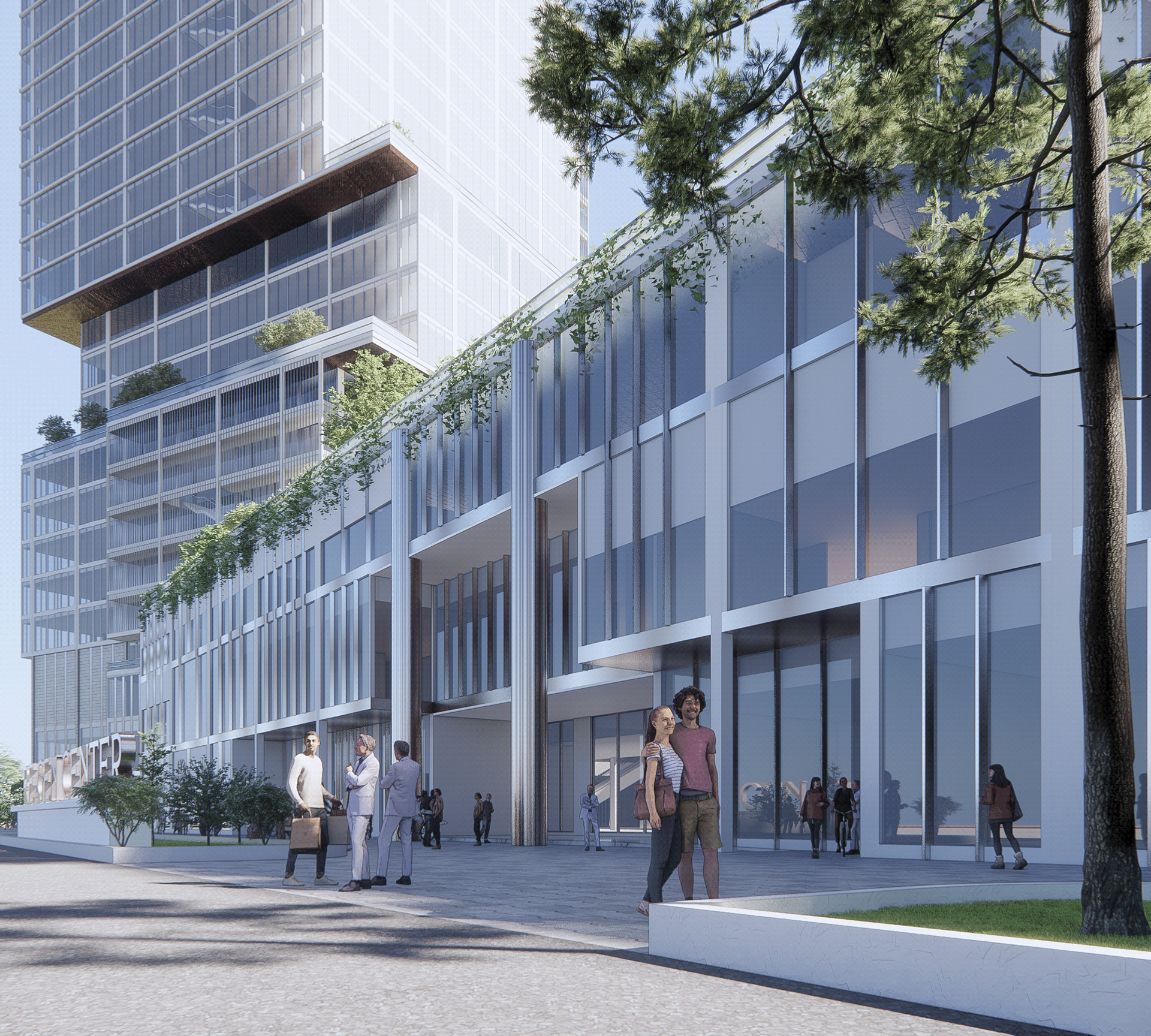 办公大楼  商业中心综合工程设计-11