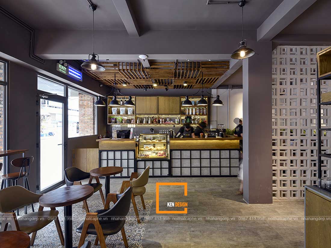 Thủ Đức咖啡店装修工程丨越南胡志明市丨KenDesign-30