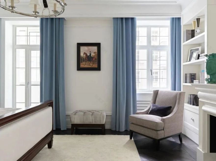 美式复古风尚 | Marina Trubina 的 197㎡优雅公寓设计-26