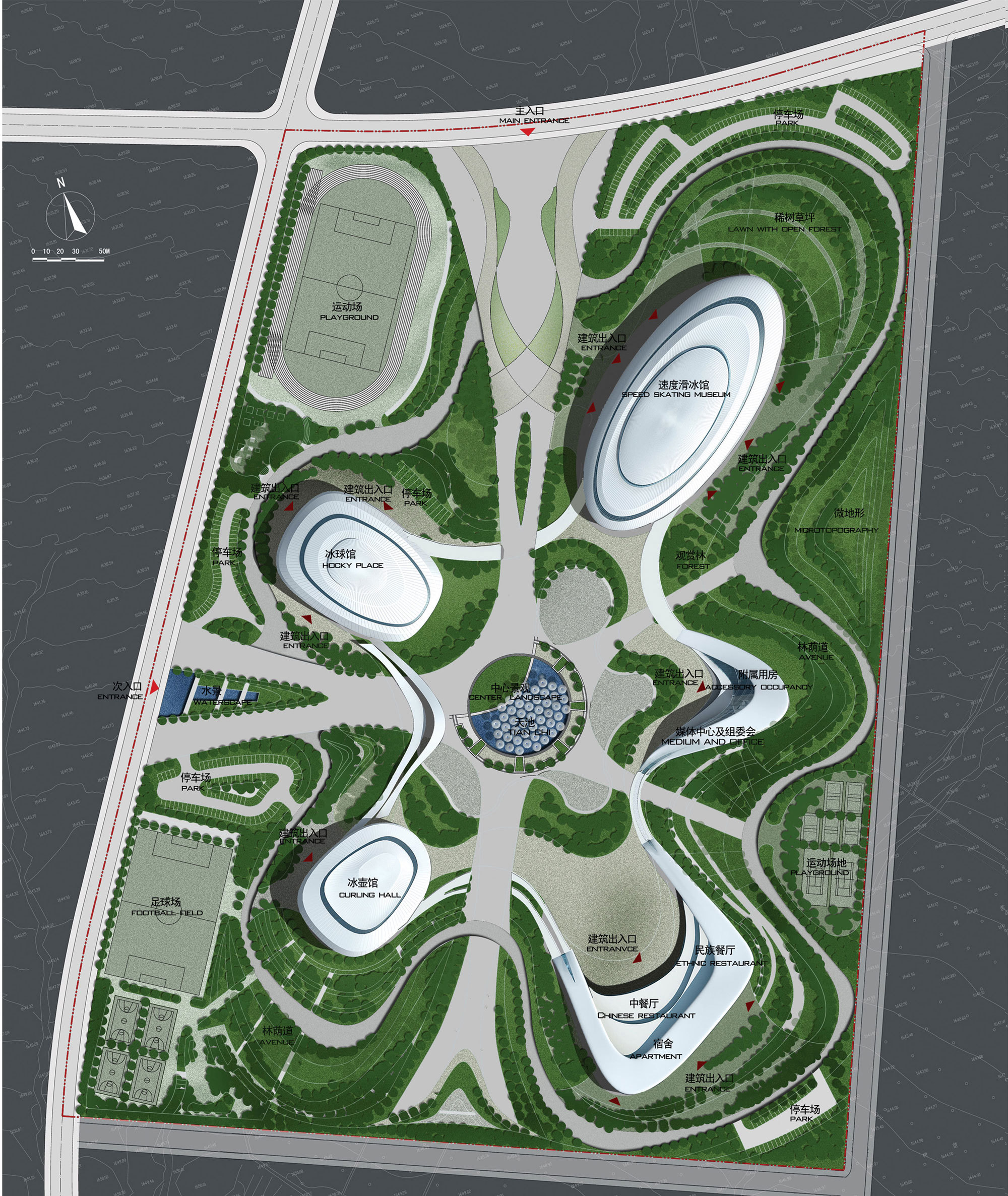 冰雪莲花的哈工大体育馆,致敬新疆雪域风情-12