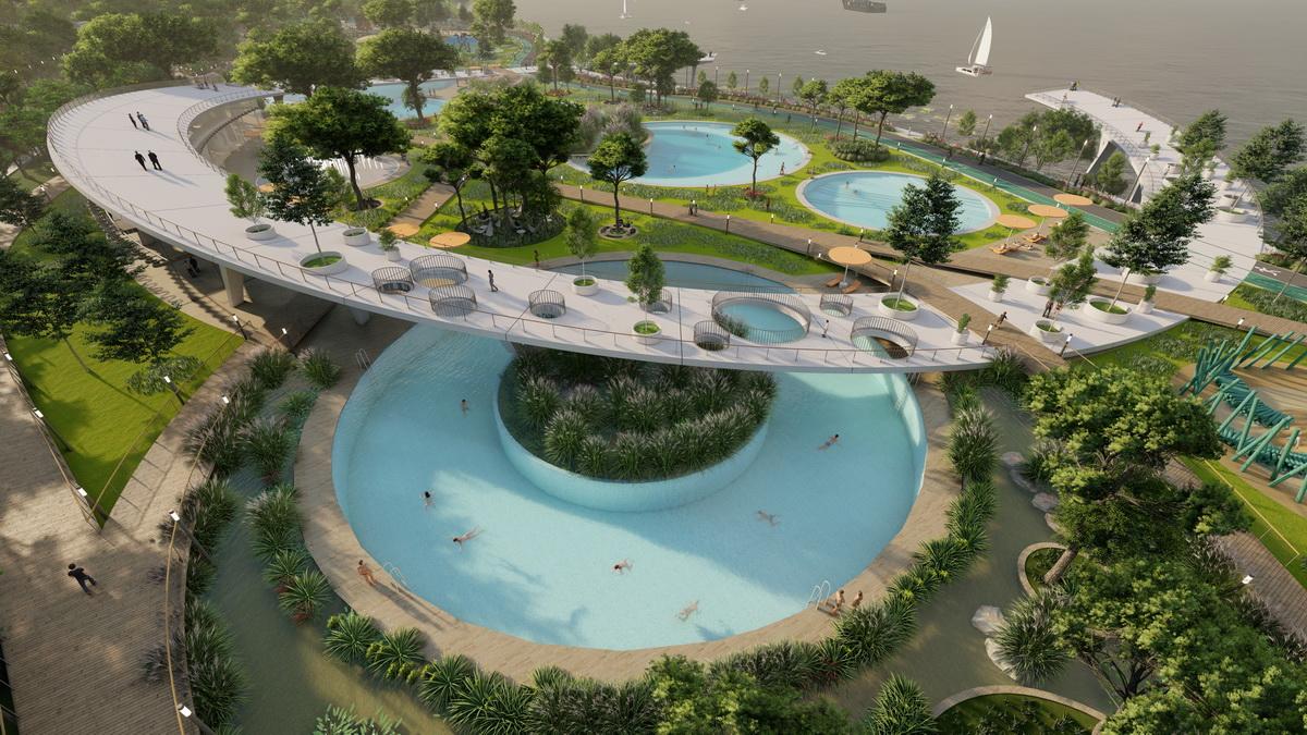 江汉公园天然游泳池丨韩国首尔丨佰筑设计（上海）+Carve（阿姆斯特丹）-25