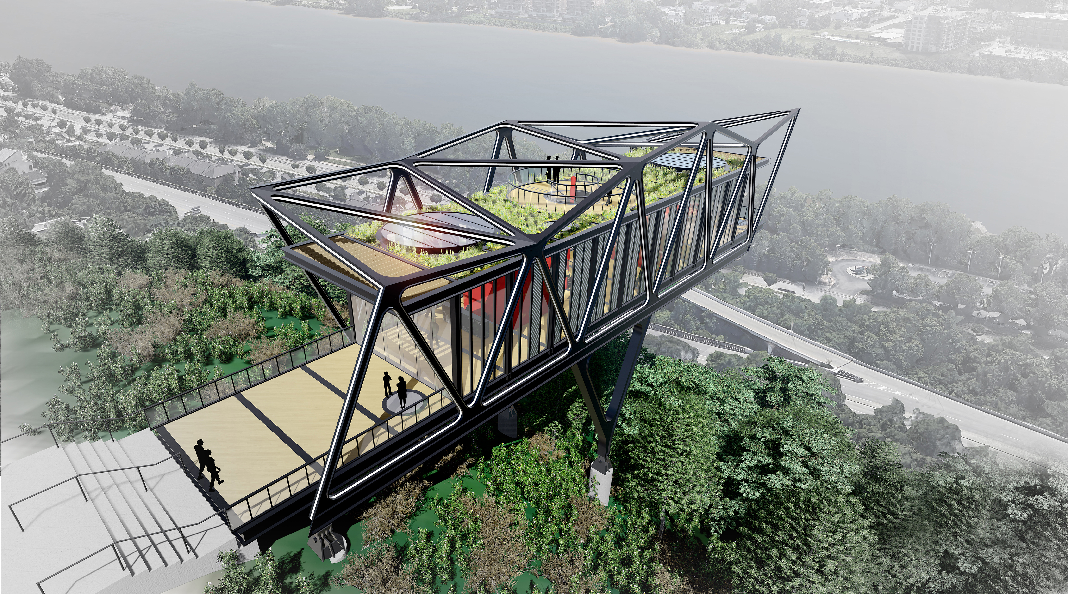 天空之桥 · Cincinnati 城市新地标丨美国辛辛那提丨elevar design group-6