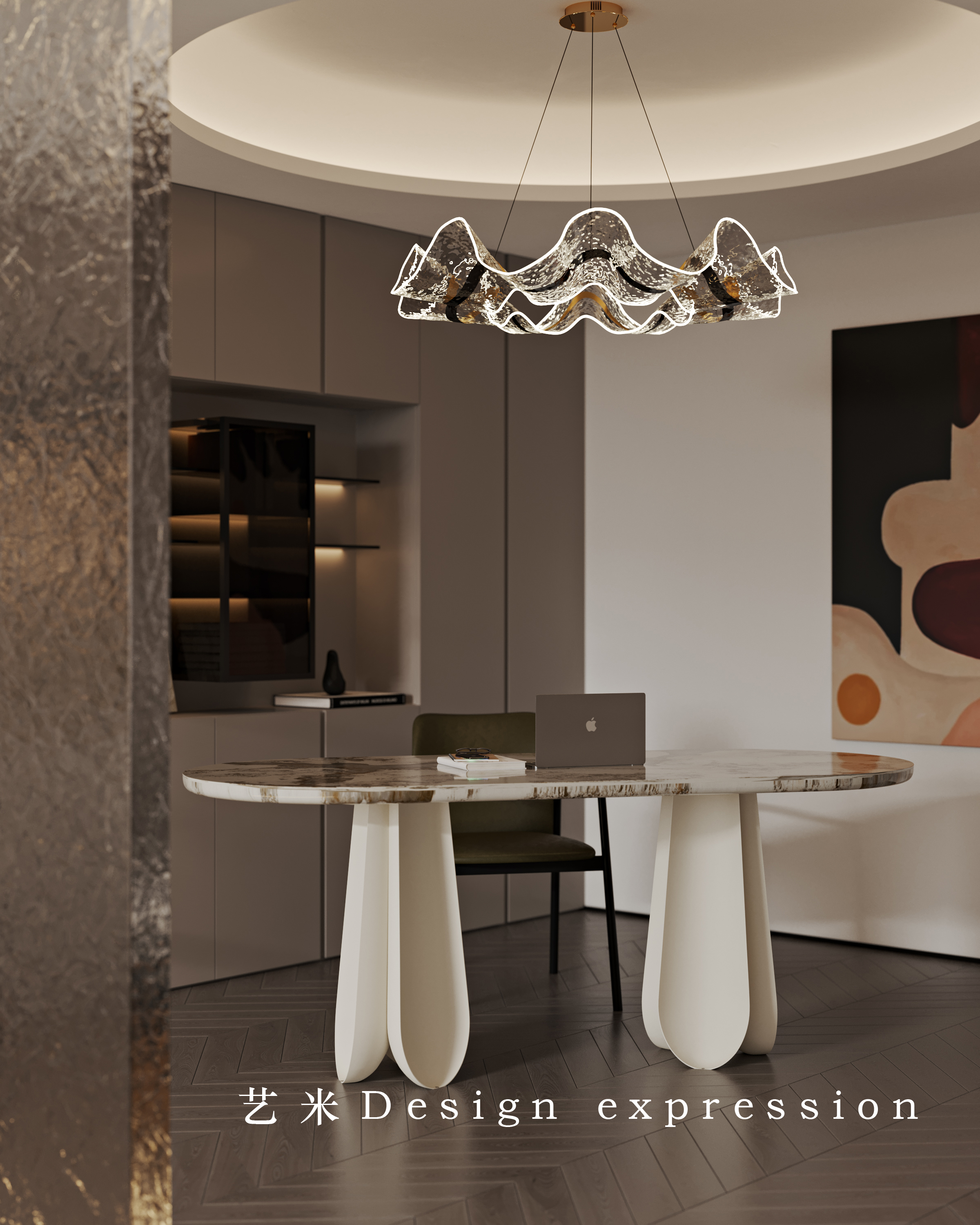 轻奢别墅-艺米效果图-20