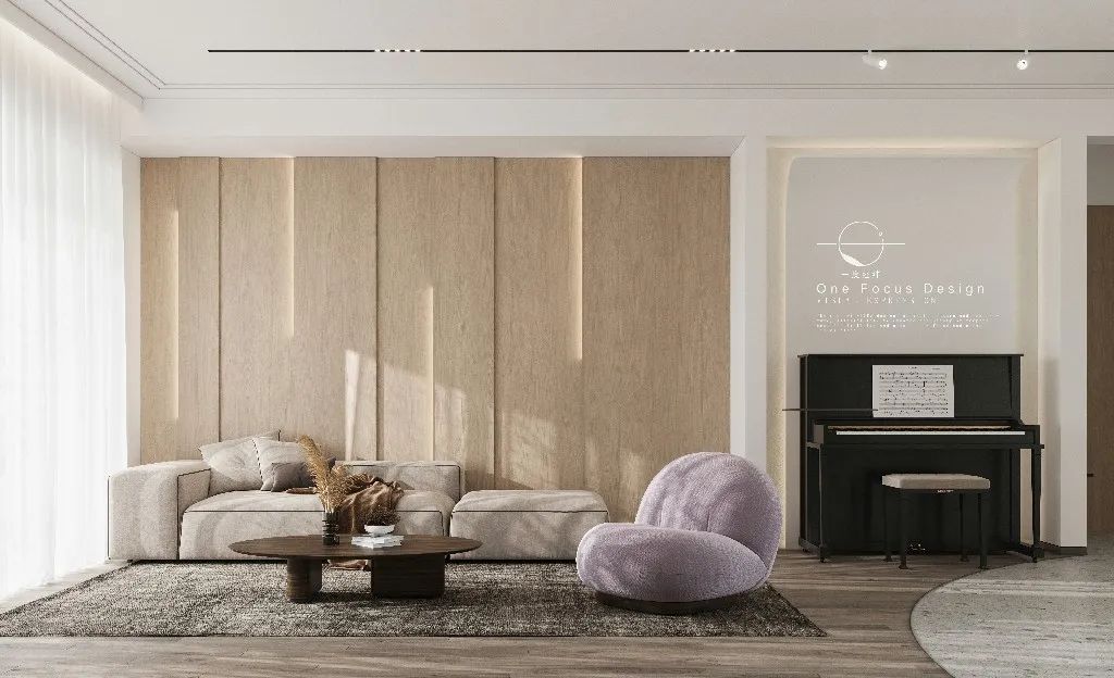 金域蓝湾音乐家空间，原木色打造轻盈氛围-8