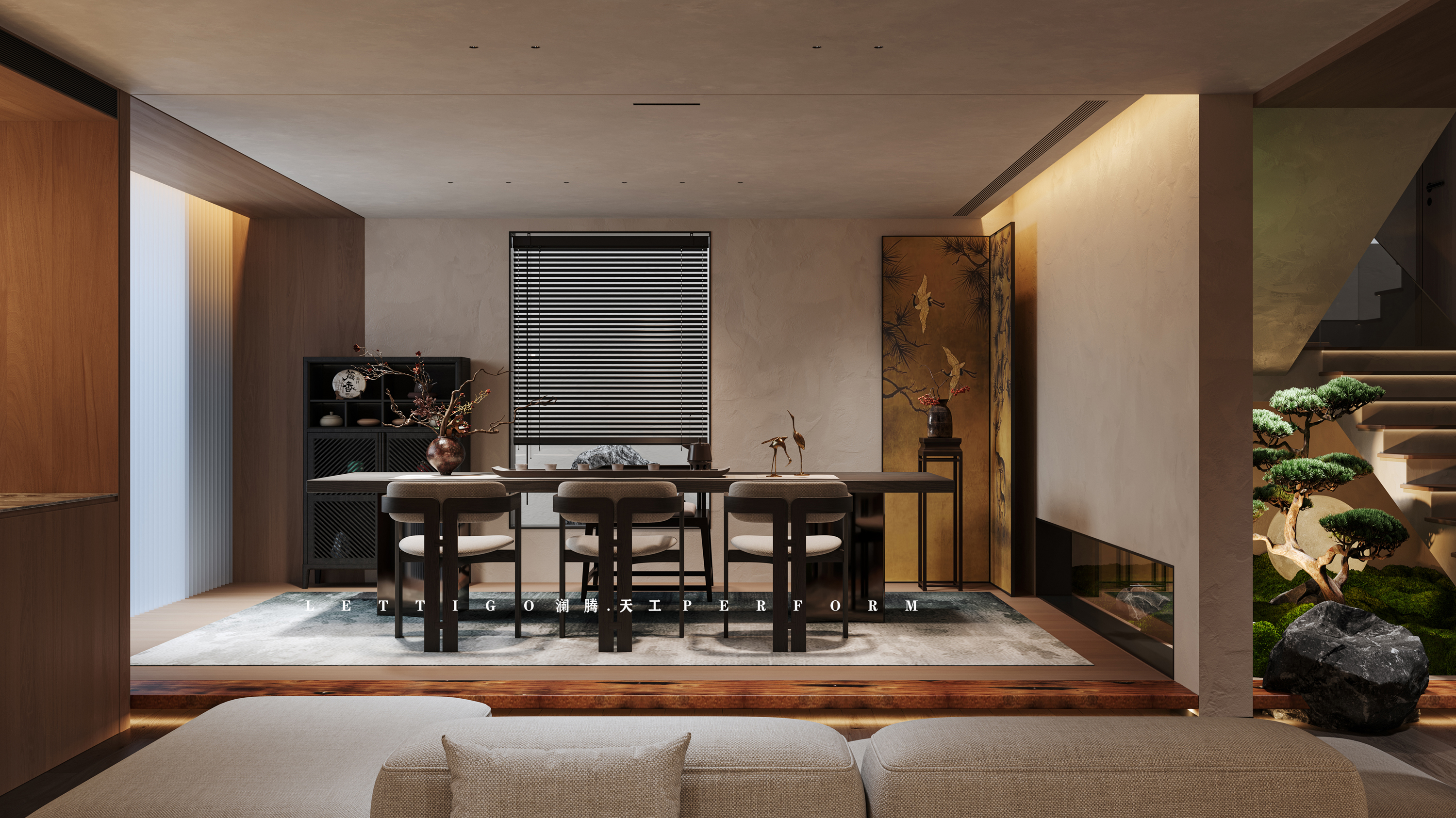 新中式禅意休闲会所-4