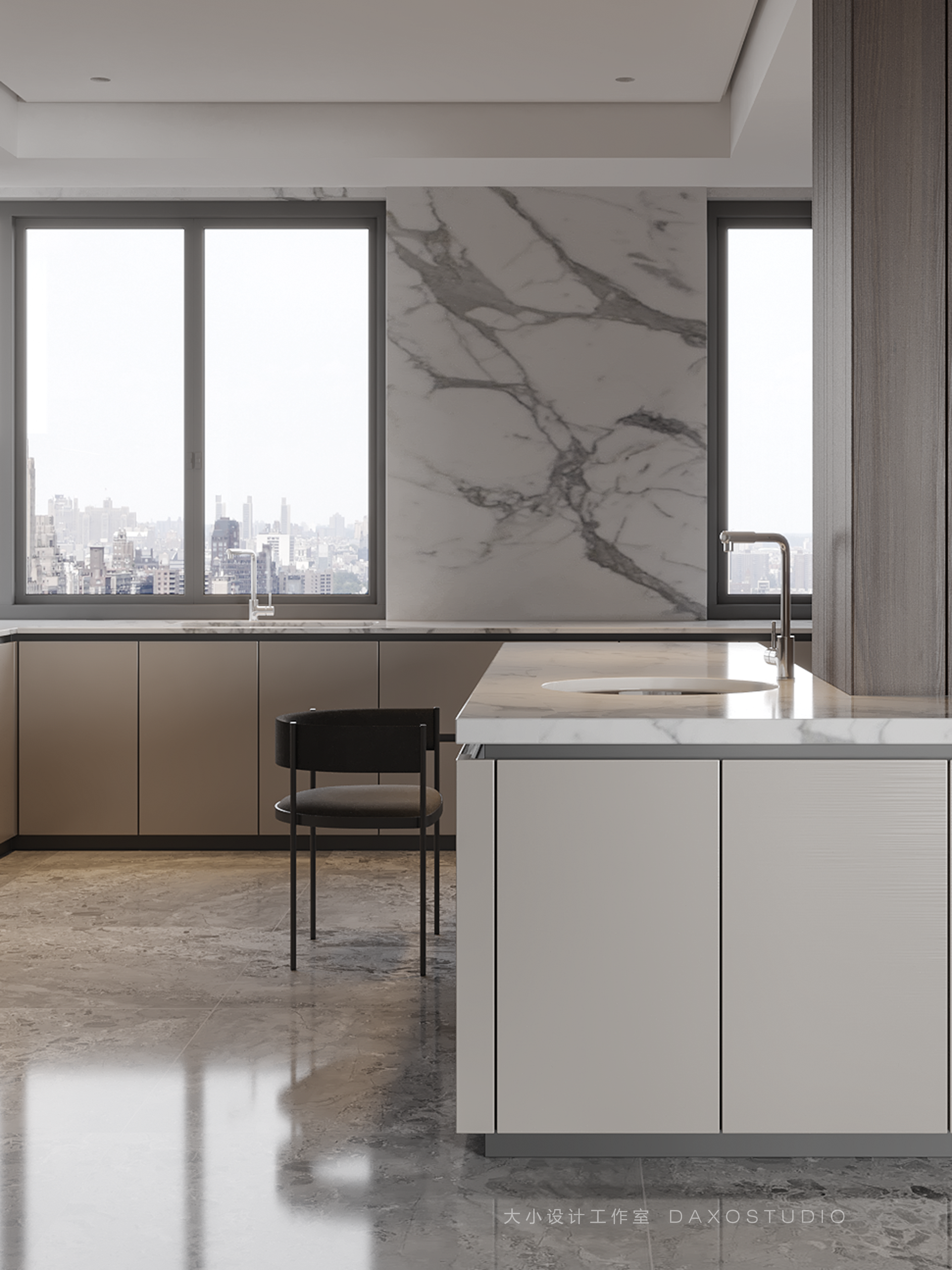 新光·皇庭水岸 520㎡顶复奢宅丨中国福建丨大小设计工作室-28