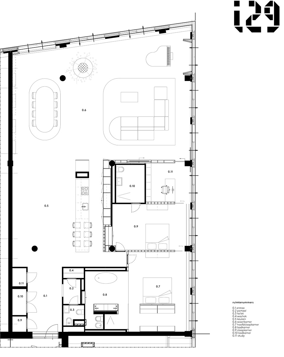 看得见风景的公寓丨荷兰阿姆斯特丹丨i29 architects-33