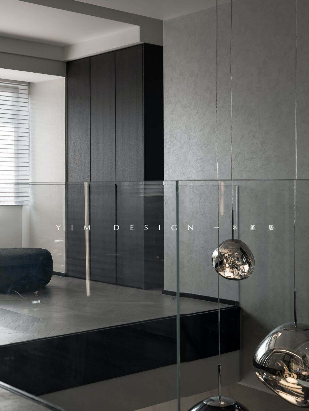 月光别墅 · 黑白灰的现代轻奢空间丨缪婕,张茜-42