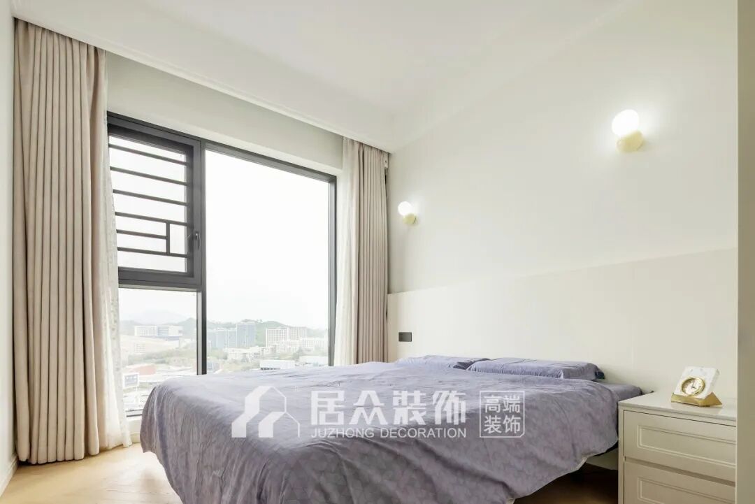 【居众实景作品】宝能城花园154㎡现代奶油风：一抹奶油治愈所有喧嚣-63