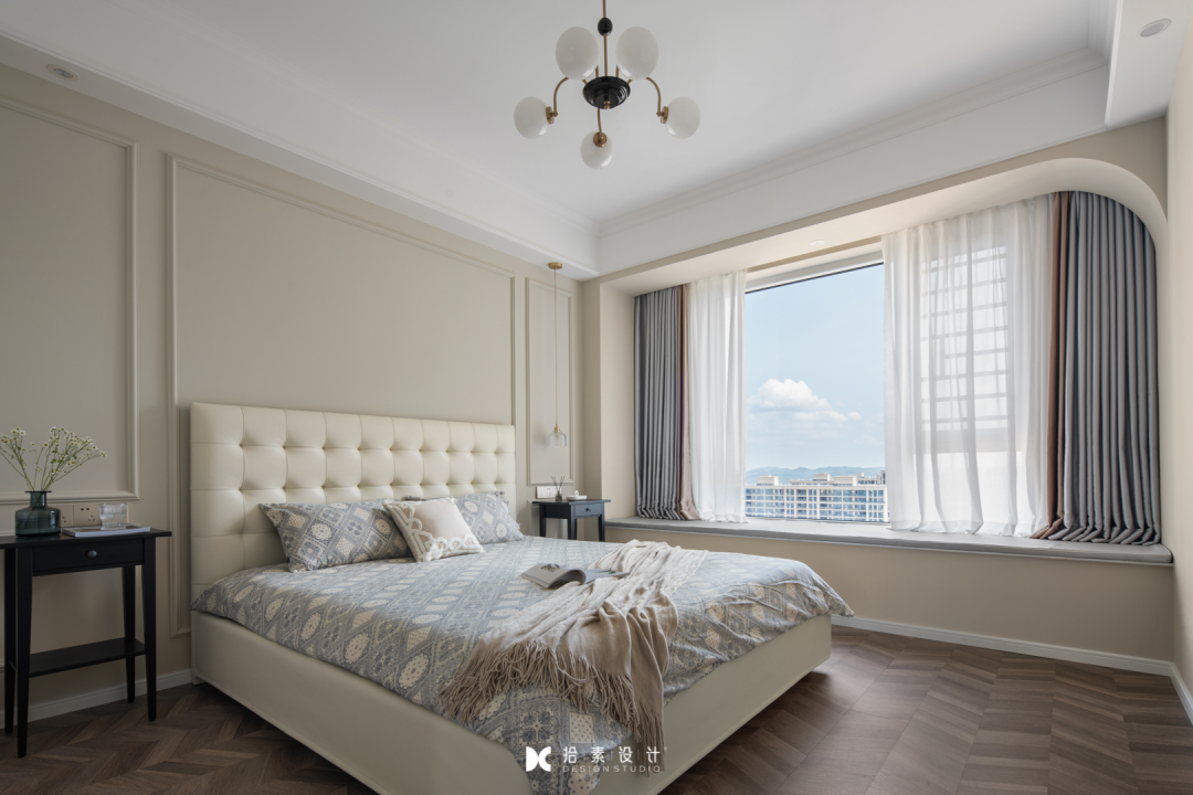 《Vintage Green》油画般现代文艺家居设计丨拾素設計-68