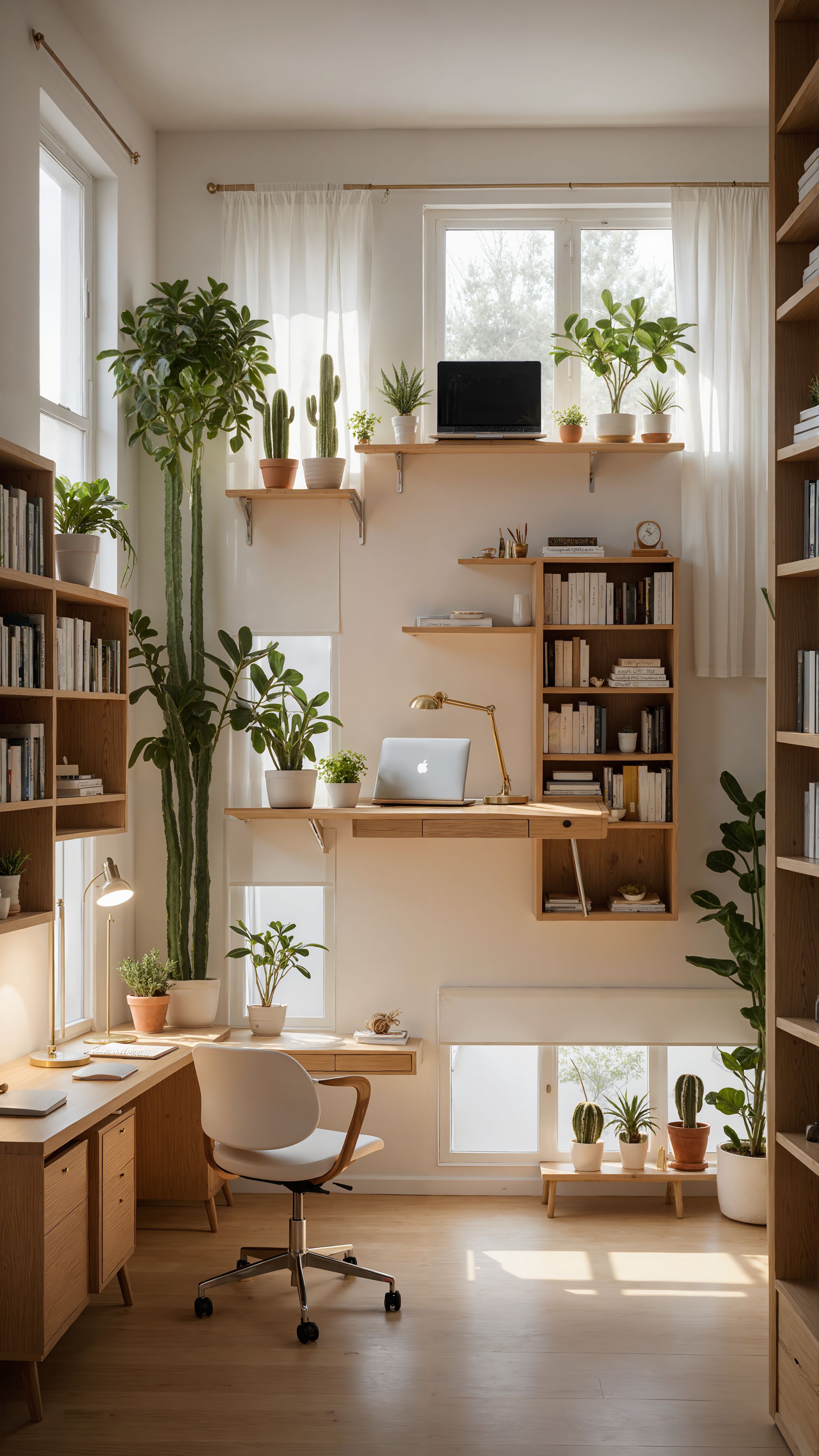 奶油色与木纹共舞:治愈系客厅光影魔术-8