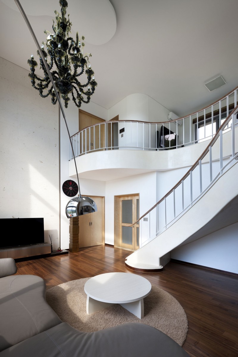 House on the Cliff by the River by studio_GAON-26