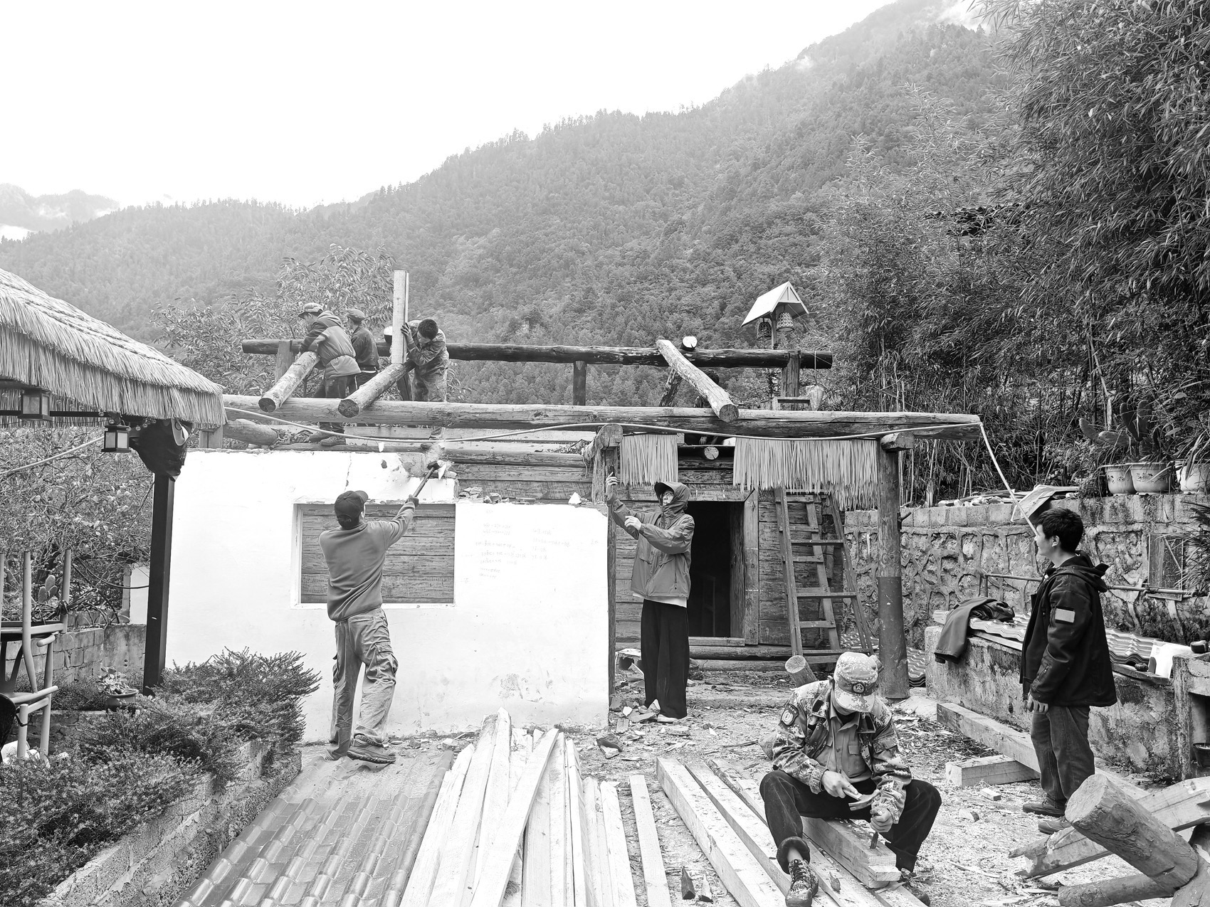 半山花语爱心书屋丨中国怒江丨STEPS大台阶建筑-76