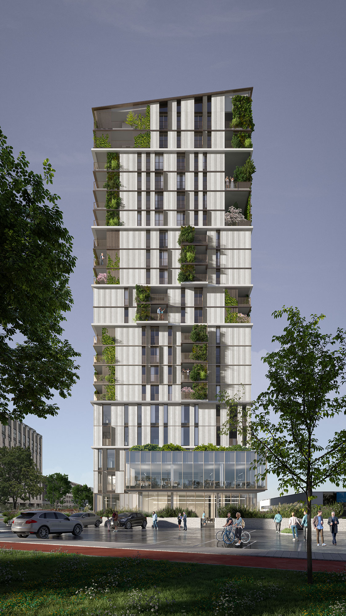 意式绿意 · Saronno 住宅塔楼丨意大利丨SIGMA COSTRUZIONI-18