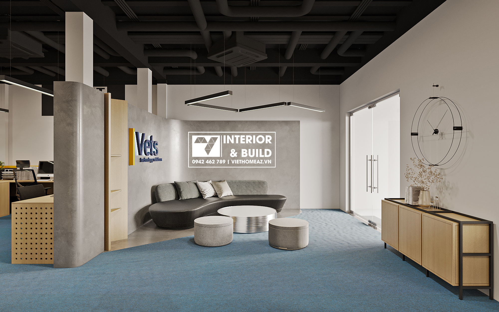 Quận 7 科技公司办公室设计丨越南胡志明市丨VietHome 建筑与室内设计-17