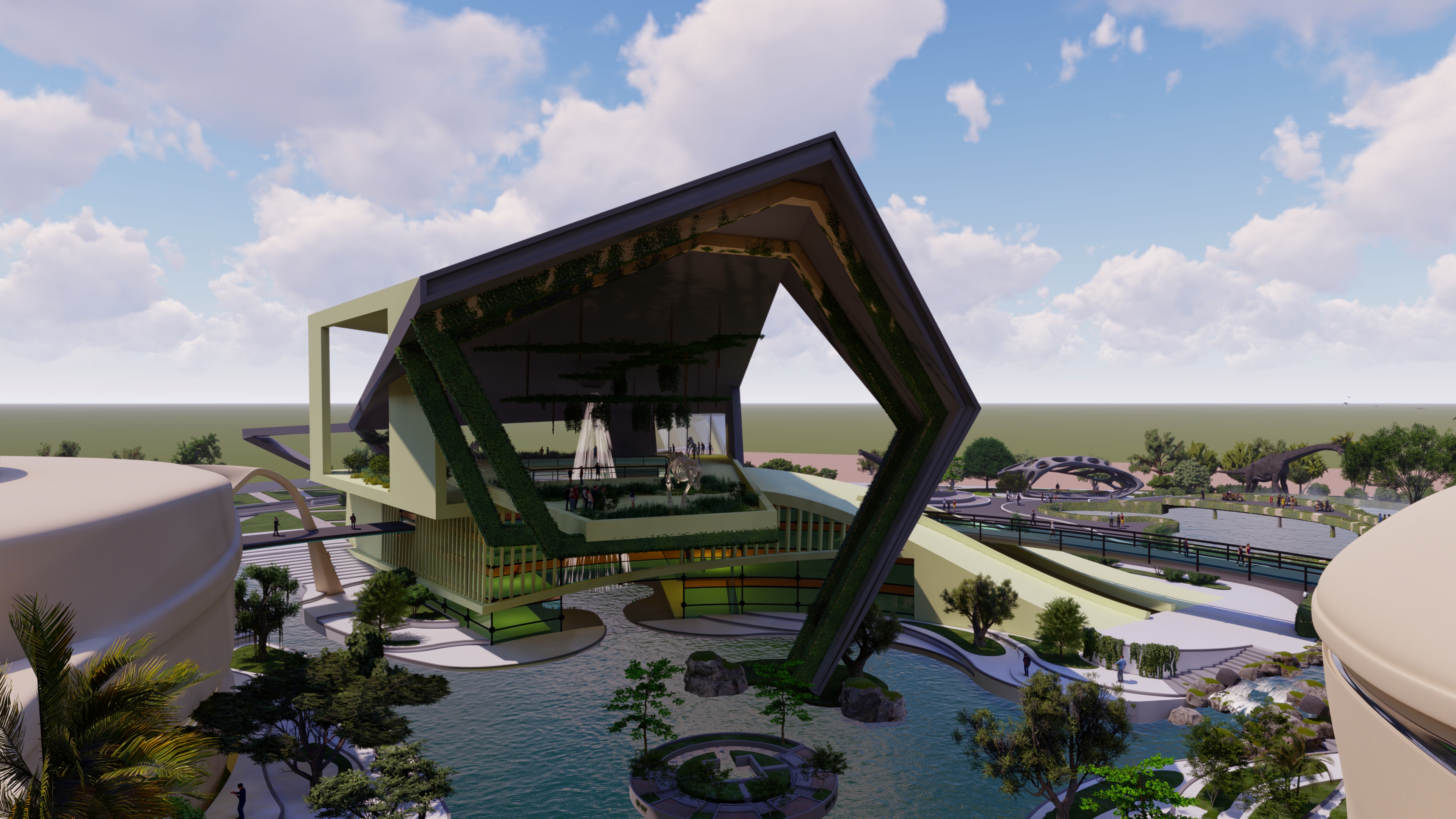 Cultural Forest Dinosaur Mixed use center-2