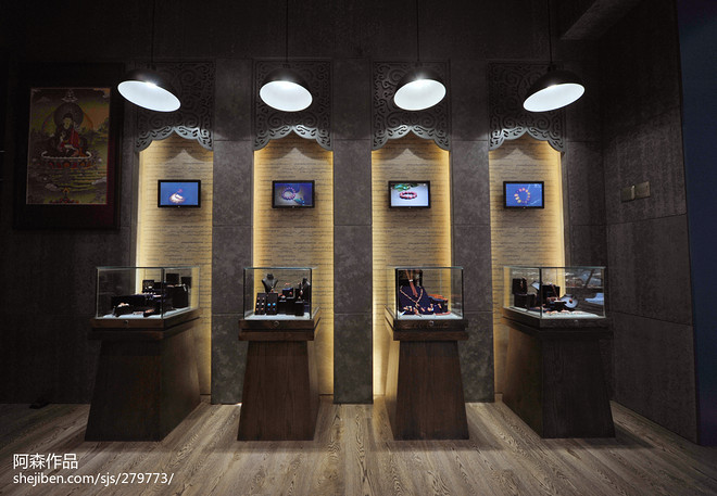 古格天韵藏传文玩珠宝展示中心丨中国成都丨成都阿森装饰工程设计有限公司-21