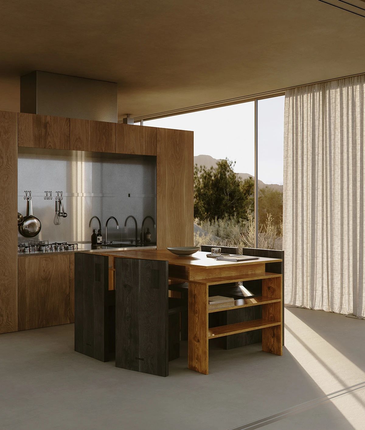 柔和典雅的自然之美，知名设计师打造原始风情住宅-12