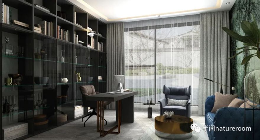 贵阳恒大 320㎡现代混搭软装设计丨中国贵阳丨上海半间设计贵阳分公司-34