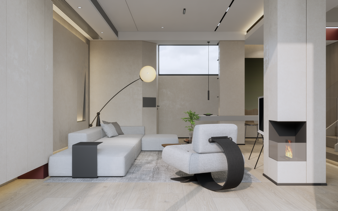 东莞公元九里简约高级院墅设计丨中国东莞丨DP设计-9