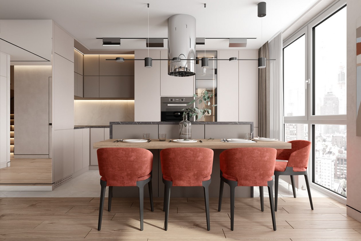 110㎡浅色系空间-8