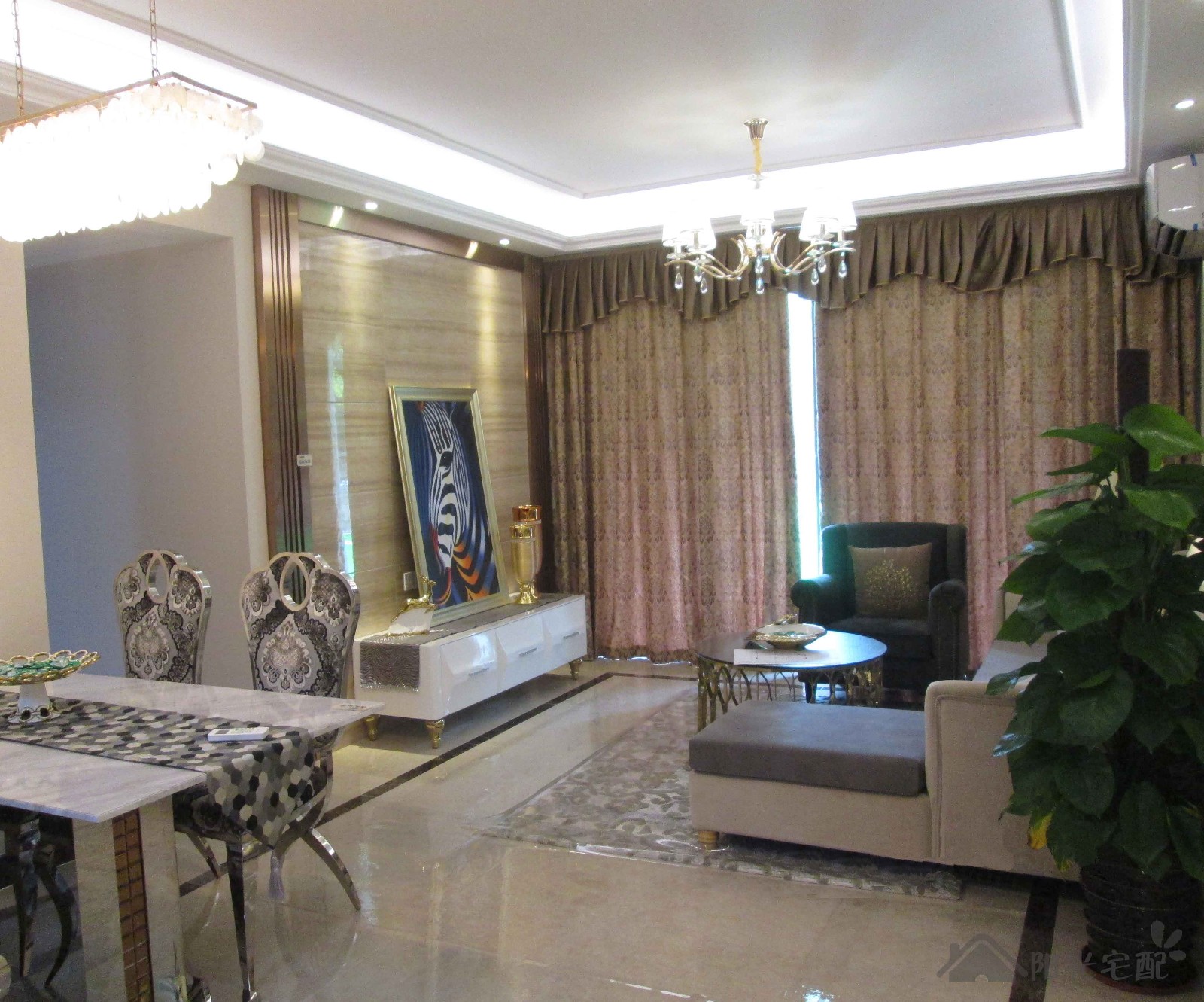 安南丽苑新古典风格精装毛坯房设计-13