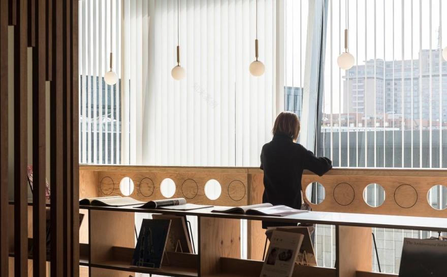 模糊边界,打造轻盈办公阅读空间-22