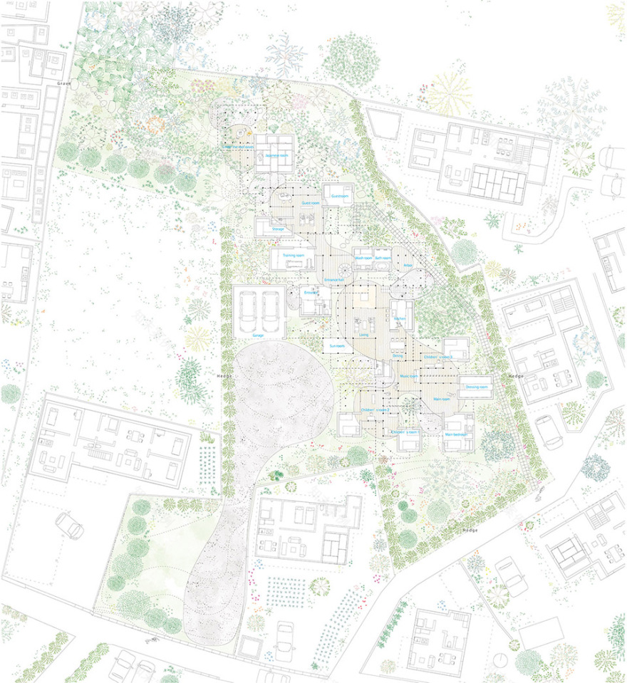 树篱围绕的房子,日本 / Studio Velocity-39