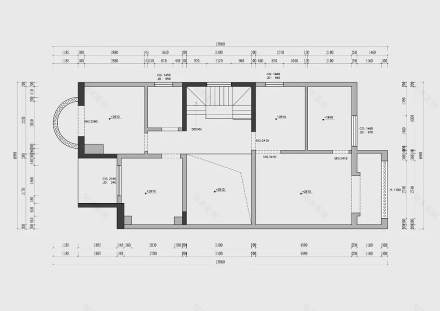 河与墅·王清玉设计·现代简约·200㎡中叠丨青马别墅空间设计-39